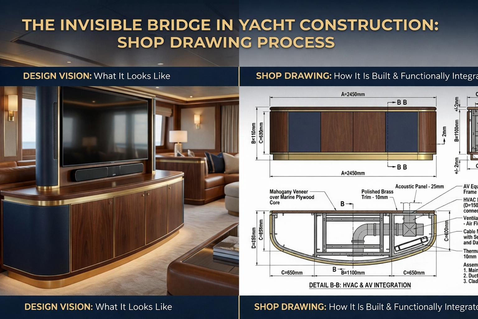 The Invisible Bridge in Yacht Construction: What is the Shop Drawing Process?
